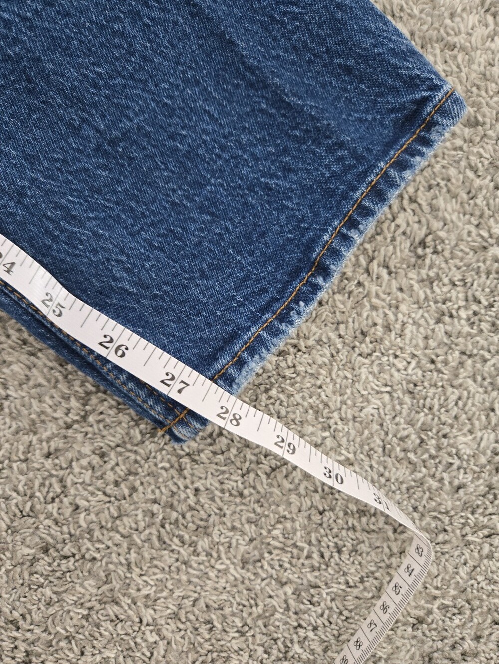 Abercrombie & Fitch Curve Love The 90s Straight Ultra High Rise Jeans. Size 27. - Picture 7 of 9